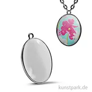 Artikelbild des Artikels “Cabochon Anhänger Oval - 27x19 mm - Silber “