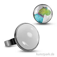 Artikelbild des Artikels “Cabochon Fingerring Rund - dm 27mm - Silber “
