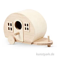 Artikelbild des Artikels “Campingwagen aus Holz, 18x8x11 cm “