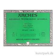 Artikelbild des Artikels “ARCHES Aquarellpapier fein, 20 Blatt, 300g 36 x 51 cm“