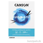 Artikelbild des Artikels “Canson GRADUATE Aquarellpapier Block, DIN A4, 20 Blatt, 250 g/m², Fein “