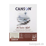 Artikelbild des Artikels “Canson MI-TEINTES Velvet Block, 12 Blatt, 24 x 32 cm, 430 g, Cremeweiß “