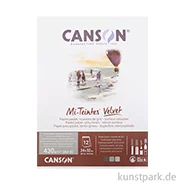 Artikelbild des Artikels “Canson MI-TEINTES Velvet Block, 12 Blatt, 24 x 32 cm, 430 g, Grautöne “