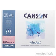 Artikelbild des Artikels “Canson MONTVAL Aquarellblock, DIN A4, 12 Blatt, 300 g/m², Satiniert “