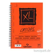 Artikelbild des Artikels “Canson Skizzen XL Spiral-Block quer, 90g DIN A5 (60 Blatt)“