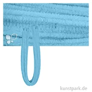 Artikelbild des Artikels “Chenilledraht Pfeifenputzer, Länge 50 cm, Stärke 9 mm, 10 Stück Farbe | Hellblau“