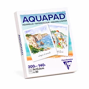 Artikelbild des Artikels “Clairefontaine Aquapad Aquarellpapier, Polaroid, 20 Blatt, 300g “