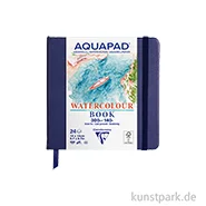 Artikelbild des Artikels “Clairefontaine Aquapad Watercolour Sketchbook, 24 Blatt, 300g 14 x 14  cm“