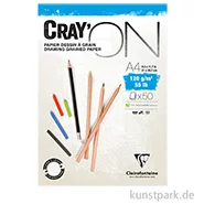 Artikelbild des Artikels “Clairefontaine CRAY’ON Papier, DIN A4, Weiß, 120 g/m², 50 Blatt “