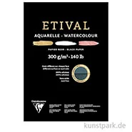 Artikelbild des Artikels “Clairefontaine ETIVAL Aquarellblock - Schwarz, 300 g, 15 Blatt “