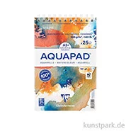 Artikelbild des Artikels “Clairefontaine - Goldline Aquapad Aquarellblock Spiral, 25 Blatt, 300g DIN A5+“