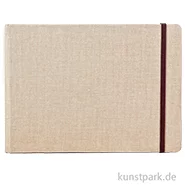 Artikelbild des Artikels “Clairefontaine Goldline Reisealbum, Natur-Leinen, 180 g/m², 32 Blatt DIN A5“