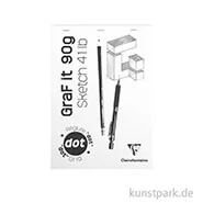 Artikelbild des Artikels “Clairefontaine Graf It Skizzenblock dotted, 90 g, 80 Blatt DIN A4“