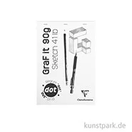 Artikelbild des Artikels “Clairefontaine Graf It Skizzenblock dotted, 90 g, 80 Blatt DIN A5“