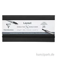 Artikelbild des Artikels “Clairefontaine Layout Skizzenbuch doppelseitig, 220g, 11 x 22 cm “