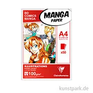 Artikelbild des Artikels “Clairefontaine Manga Block Illustrations, 100 g, 50 Blatt “