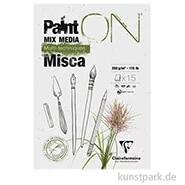 Artikelbild des Artikels “Clairefontaine Paint'ON MISCA Mixed Media Block, 250g, 15 Blatt DIN A3“