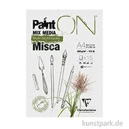 Artikelbild des Artikels “Clairefontaine Paint'ON MISCA Mixed Media Block, 250g, 15 Blatt DIN A4“