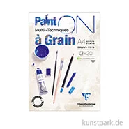 Artikelbild des Artikels “Clairefontaine Paint'ON Papier à Grain, Rau, 250 g DIN A4 (20 Blatt)“