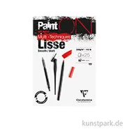Artikelbild des Artikels “Clairefontaine Paint'ON Papier Lisse, Glatt, 250g DIN A5 (25 Blatt)“