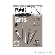 Artikelbild des Artikels “Clairefontaine Paint'ON Papier - Gris, 250 g, 20 Blatt DIN A4“
