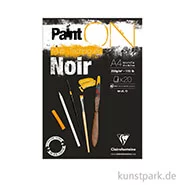 Artikelbild des Artikels “Clairefontaine Paint'ON Papier - Noir, 250 g, 20 Blatt DIN A4“