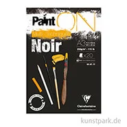 Artikelbild des Artikels “Clairefontaine Paint'ON Papier - Noir, 250 g, 20 Blatt “