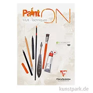 Artikelbild des Artikels “Clairefontaine Paint'ON Papier, 250 g, 20 Blatt, 50 x 65 cm “