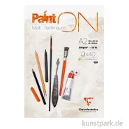 Artikelbild des Artikels “Clairefontaine Paint'ON Papier, 250 g DIN A2 (40 Blatt)“