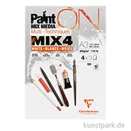 Artikelbild des Artikels “Clairefontaine Paint'ON Papier, Mixed Media, MIX 4, 250g, 12 Blatt “
