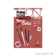 Artikelbild des Artikels “Clairefontaine Paint'ON Papier, Terracotta, 250 g, 20 Blatt DIN A5“