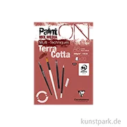 Artikelbild des Artikels “Clairefontaine Paint'ON Papier, Terracotta, 250 g, 20 Blatt DIN A6“