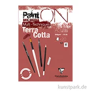 Artikelbild des Artikels “Clairefontaine Paint'ON Papier, Terracotta, 250 g, 20 Blatt “