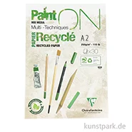 Artikelbild des Artikels “Clairefontaine Paint'ON Papier Recycled, 250g DIN A2 (30 Blatt)“
