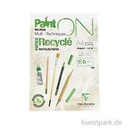 Artikelbild des Artikels “Clairefontaine Paint'ON Papier Recycled, 250g DIN A4 (30 Blatt)“