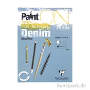 Artikelbild des Artikels “Clairefontaine Paint'ON Papier - Denim, 250g, 15 Blatt DIN A3“