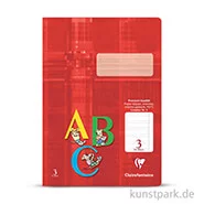 Artikelbild des Artikels “Clairefontaine Schulheft DIN A4, 16 Blatt, 90g, Lin. 3, liniert mit Rand “