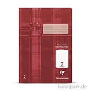 Artikelbild des Artikels “Clairefontaine Schulheft DIN A4, 16 Blatt, 90g, Lin. 7, kariert 7 mm “