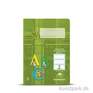 Artikelbild des Artikels “Clairefontaine Schulheft DIN A5, 16 Blatt, 90g, Lin. 2, grün hinterlegt “