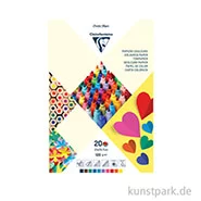 Artikelbild des Artikels “Clairefontaine Tonzeichenpapier, 10 Farben sortiert, 120 g, 20 Blatt DIN A4“