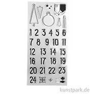 Artikelbild des Artikels “Clear Stamps - Adventskalender Nordic mit 34 Motiven als Silikonstempel “