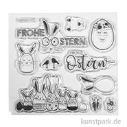 Artikelbild des Artikels “Clear Stamps - Frohe Ostern, 102,5 x 97 mm, 11 Motive “