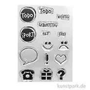 Artikelbild des Artikels “Clear Stamps für Journals - Kalender Mix-3, DIN A7 als Silikonstempel “
