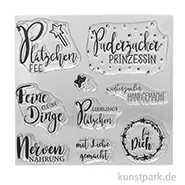 Artikelbild des Artikels “Clear Stamps - Süße Grüße mit 9 Motiven als Silikonstempel “