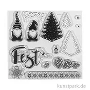 Artikelbild des Artikels “Clear Stamps - Wichtelweihnacht, 102,5 x 97 mm, 14 Motive “