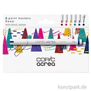 Artikelbild des Artikels “COPIC acrea Paint Marker Set, Deep, 6 Stück “
