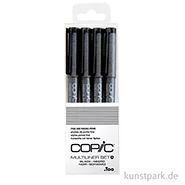 Artikelbild des Artikels “COPIC Multiliner Set - Schwarz, 4 Strichstärken, 0,03-0,3 mm “