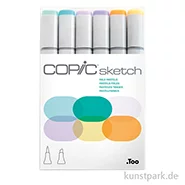 Artikelbild des Artikels “COPIC Sketch Set - Pale Pastels, 6 Marker “