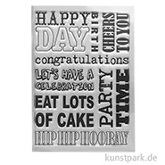 Artikelbild des Artikels “CraftEmotions Clear Stamps - Hintergrund Party, DIN A6 “