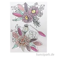 Artikelbild des Artikels “CraftEmotions Clear Stamps - Trockenblumen Arrangements, DIN A6 “